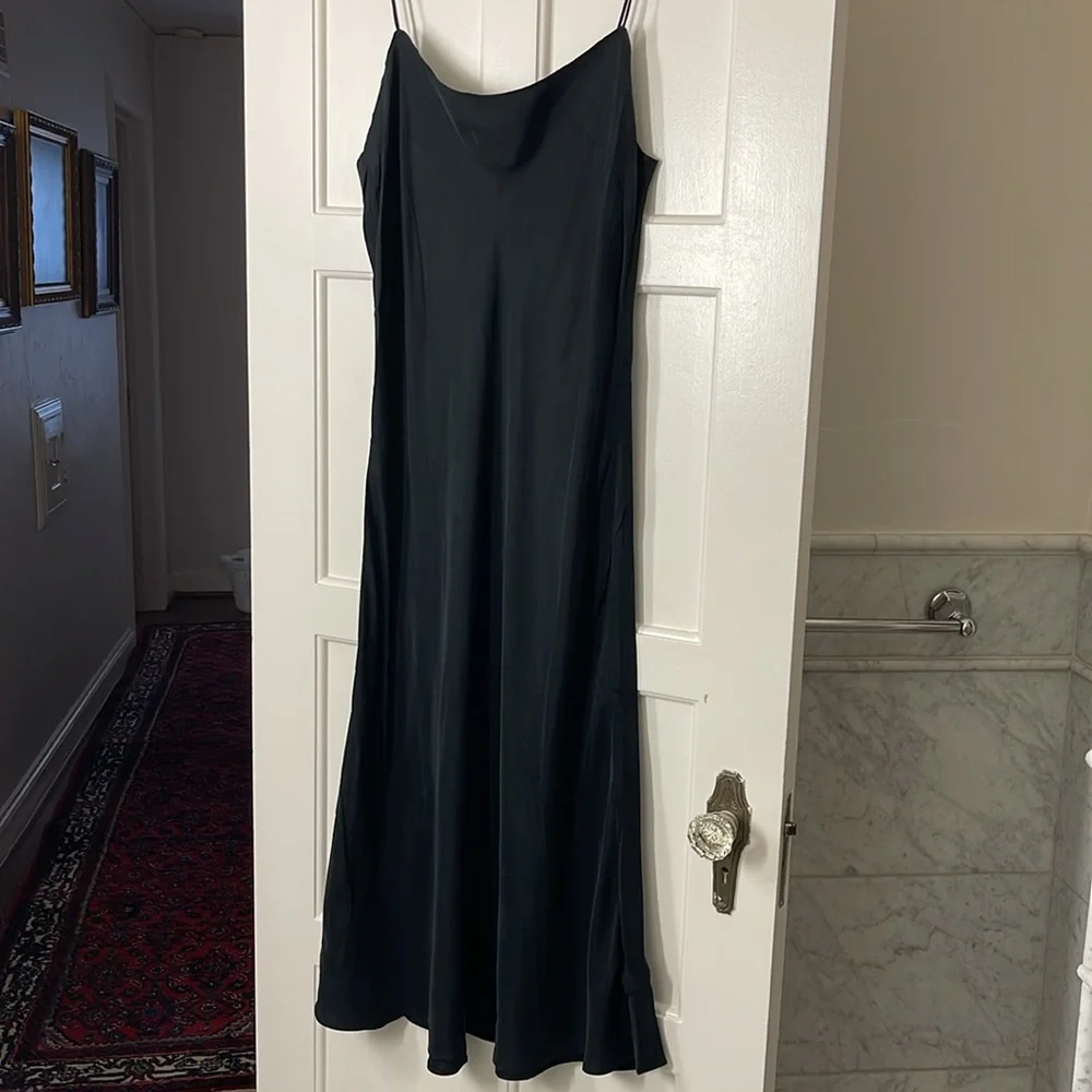 J.Crew Gwyneth cupro-blend slip dress BA916